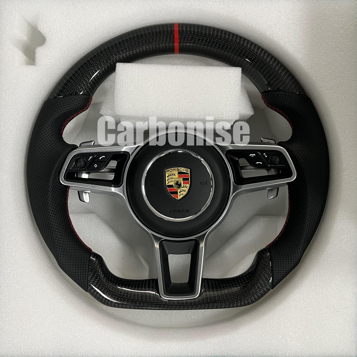 Porsche Carbon Fiber Steering Wheel @2