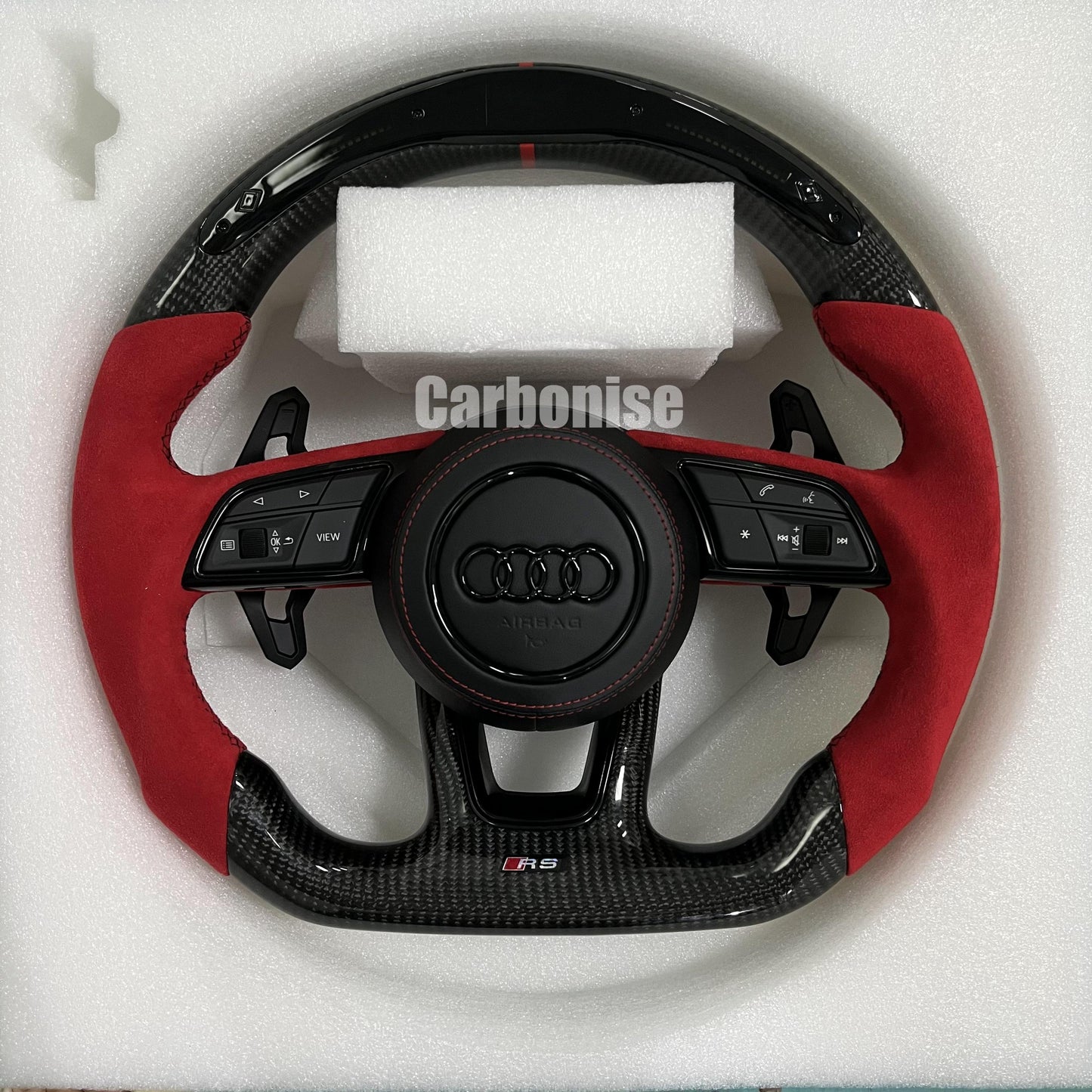 Audi Steering Wheel (Carbon Fiber +Alcantara) #05