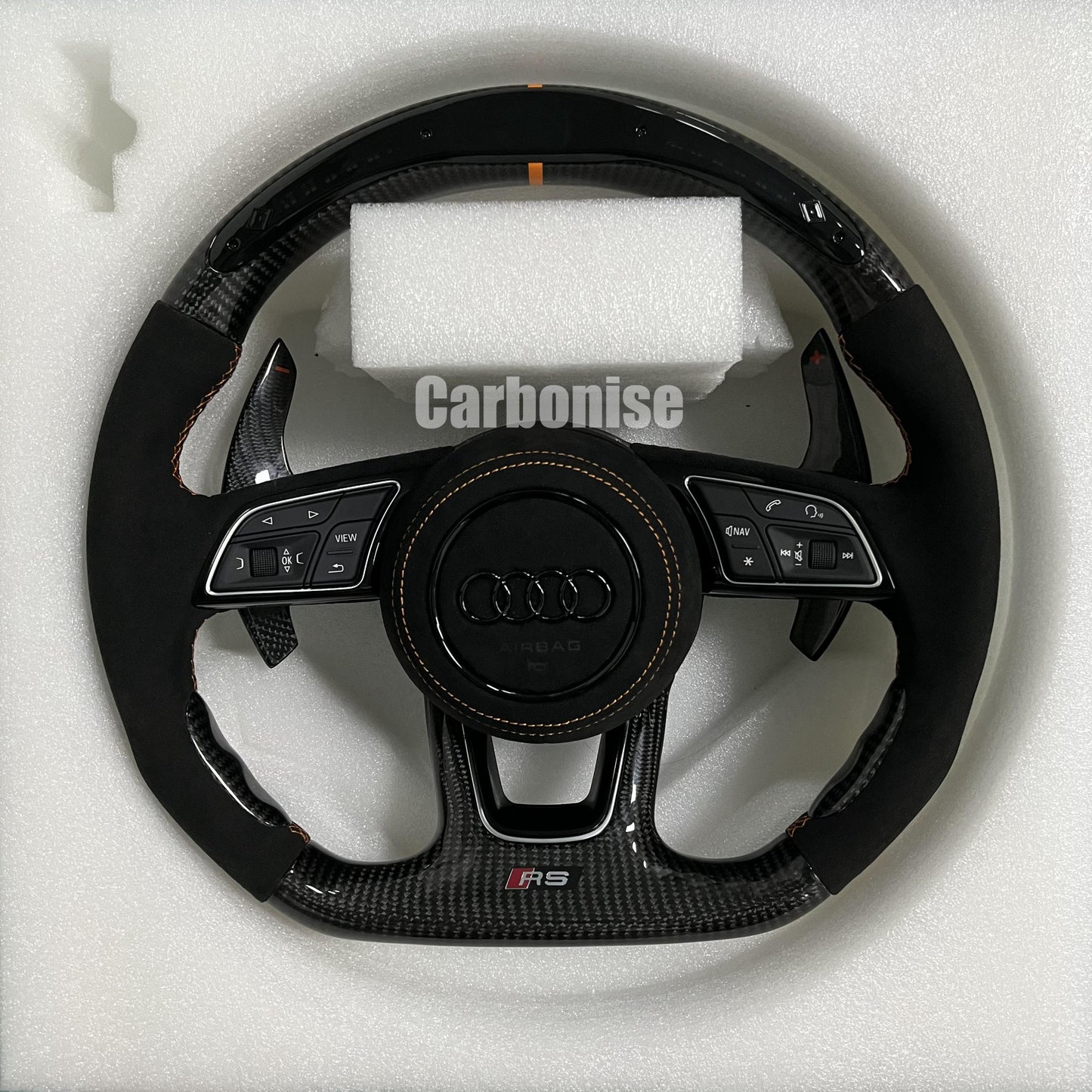 Audi Steering Wheel (Carbon Fiber +Alcantara) #07