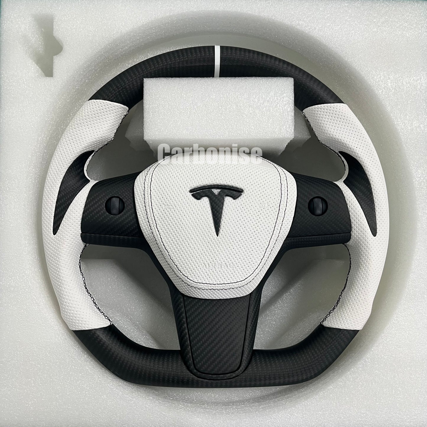 Tesla Carbon Fiber Steering Wheel
