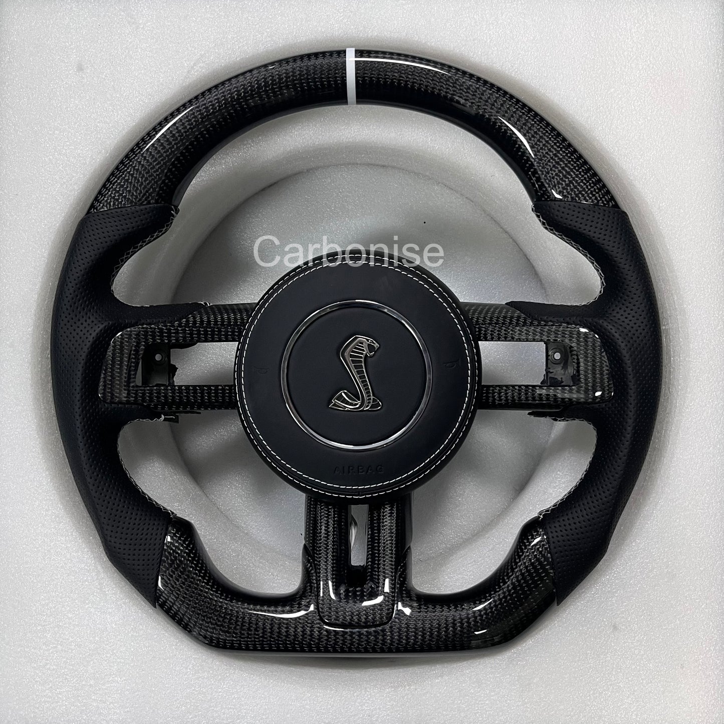 Mustang Carbon Fiber Steering Wheel