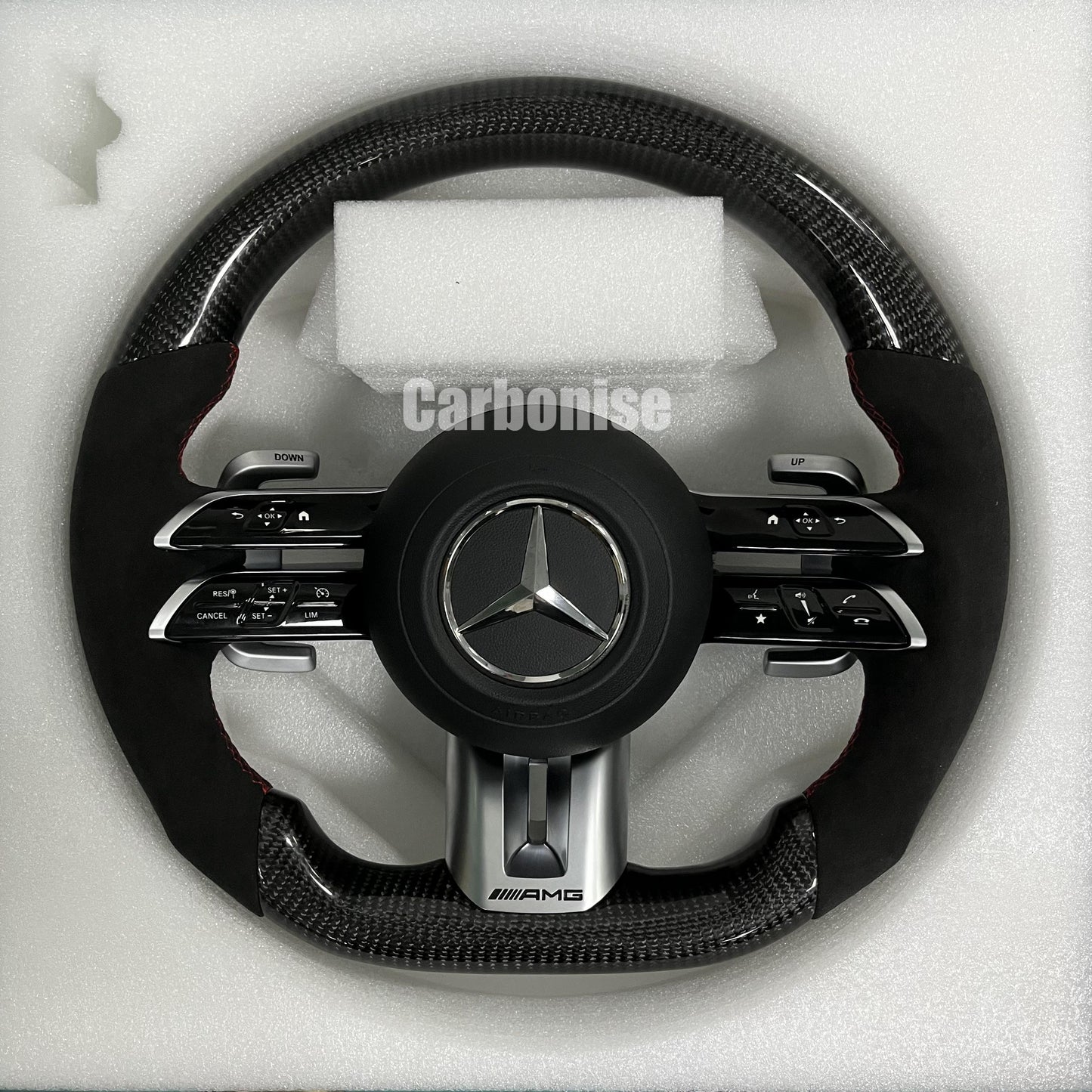 Mercedes-Benz Carbon Fiber Steering Wheel #Q12