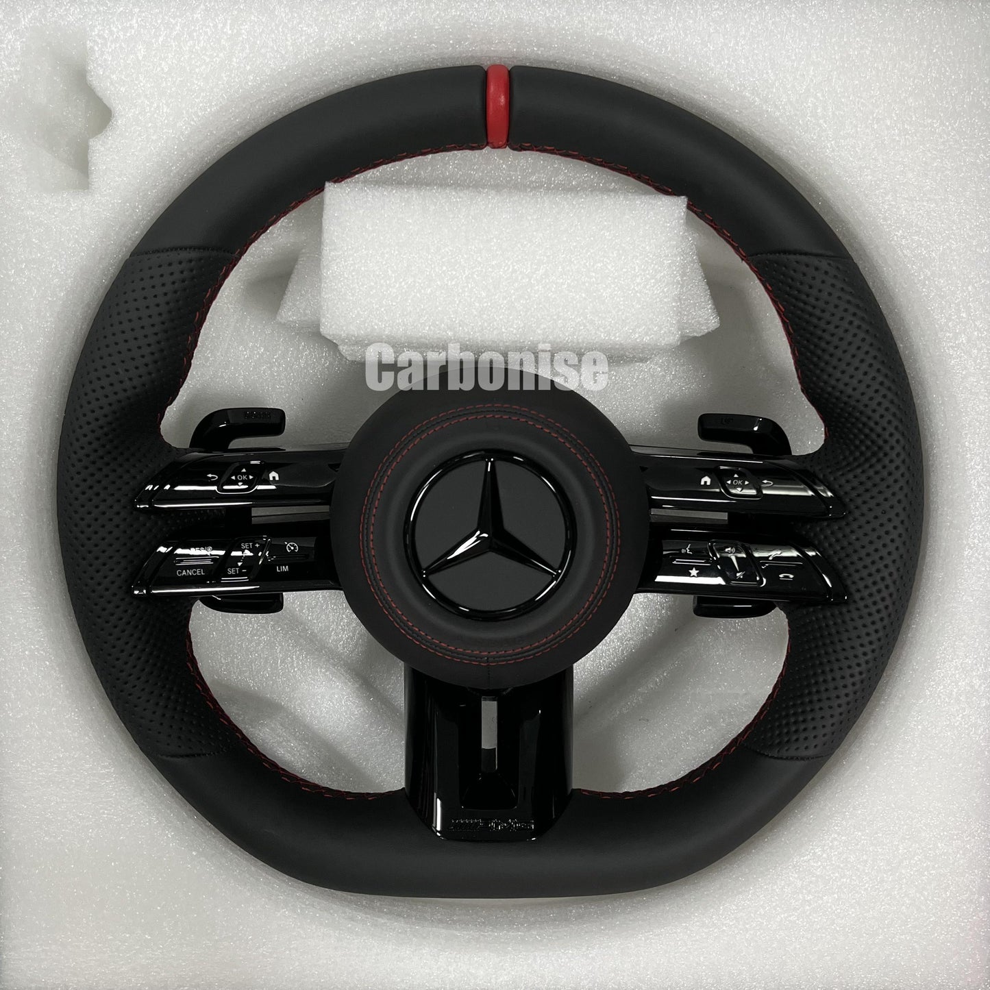 Mercedes-Benz Full Leather Steering Wheel #Q17