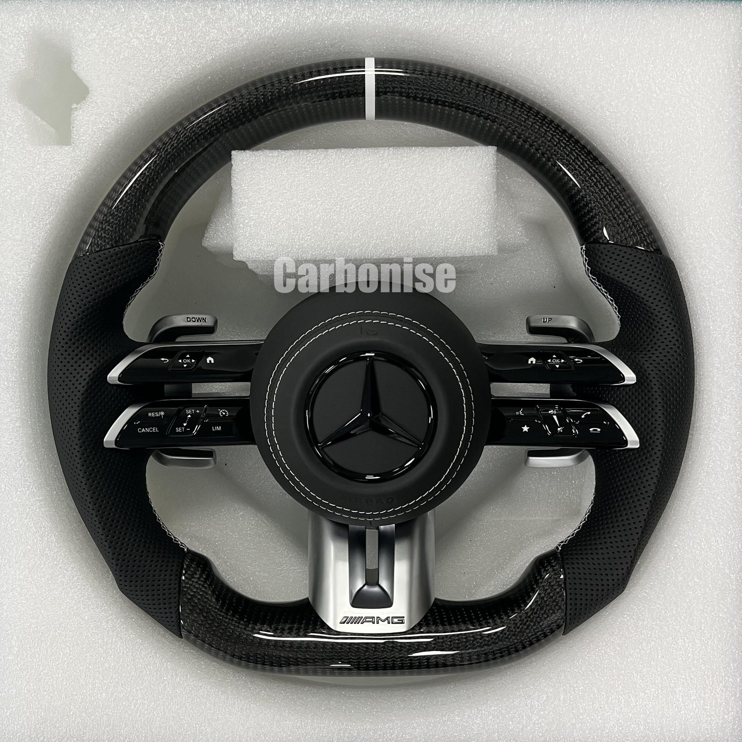 Mercedes-Benz Carbon Fiber Steering Wheel #Q18