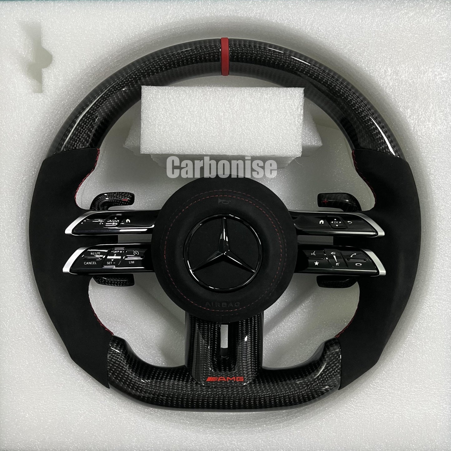 Mercedes-Benz Carbon Fiber Steering Wheel #Q27