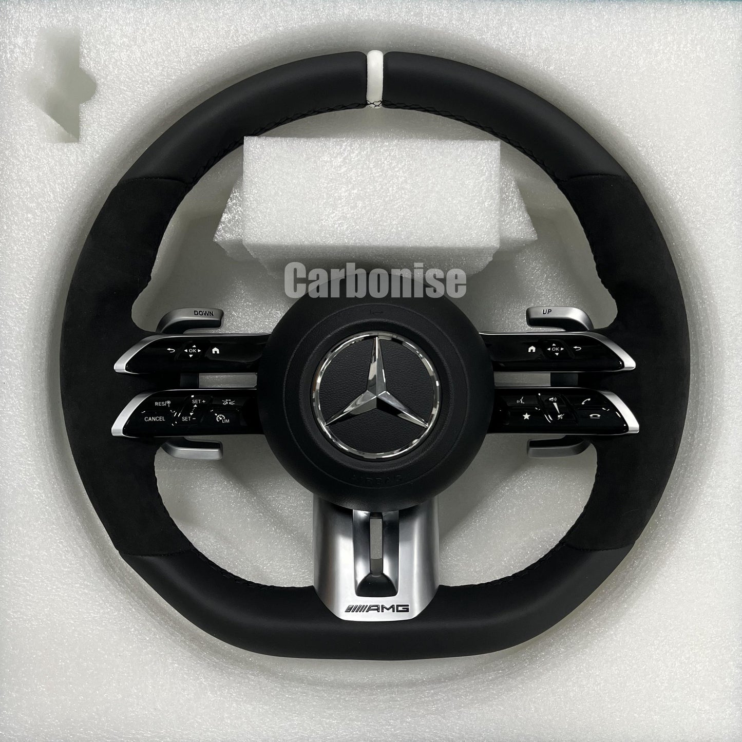 Mercedes-Benz Carbon Fiber Steering Wheel #Q35