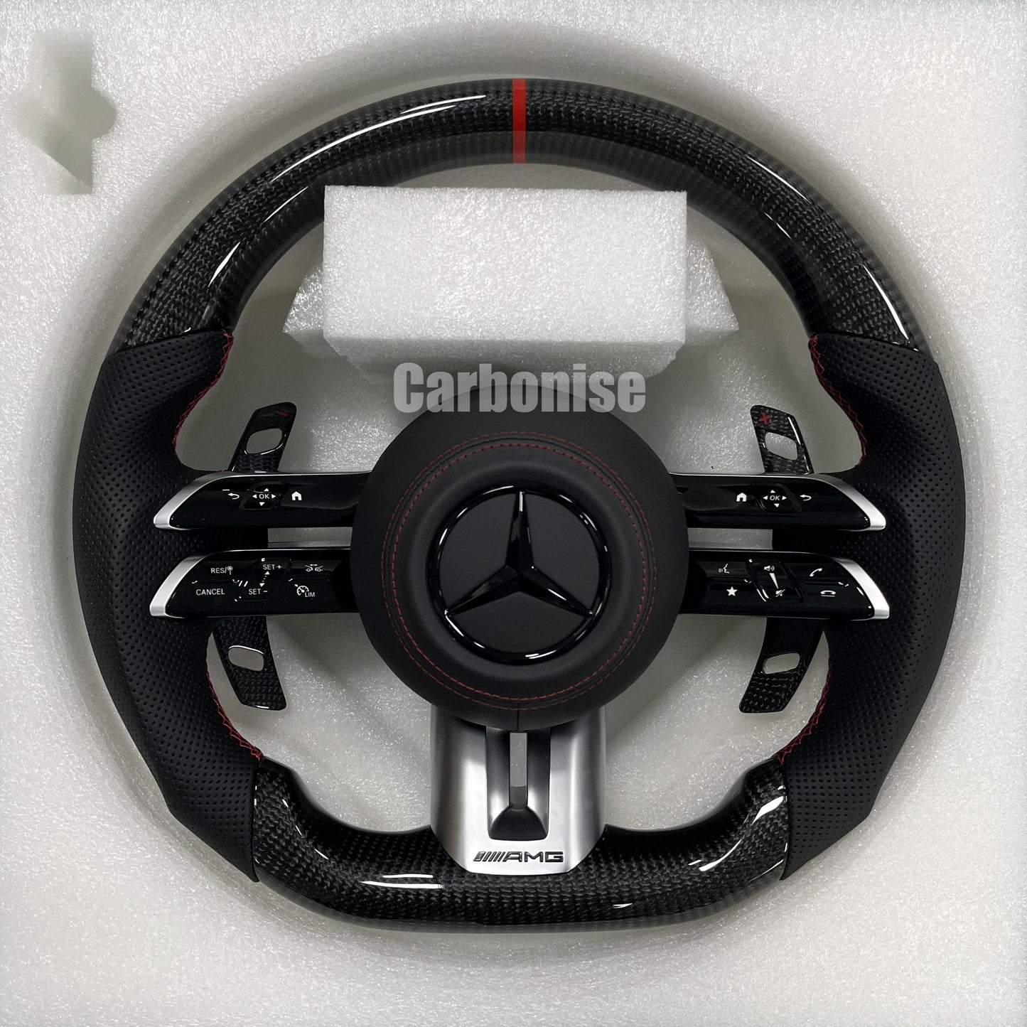 Mercedes-Benz Carbon Fiber Steering Wheel #Q36