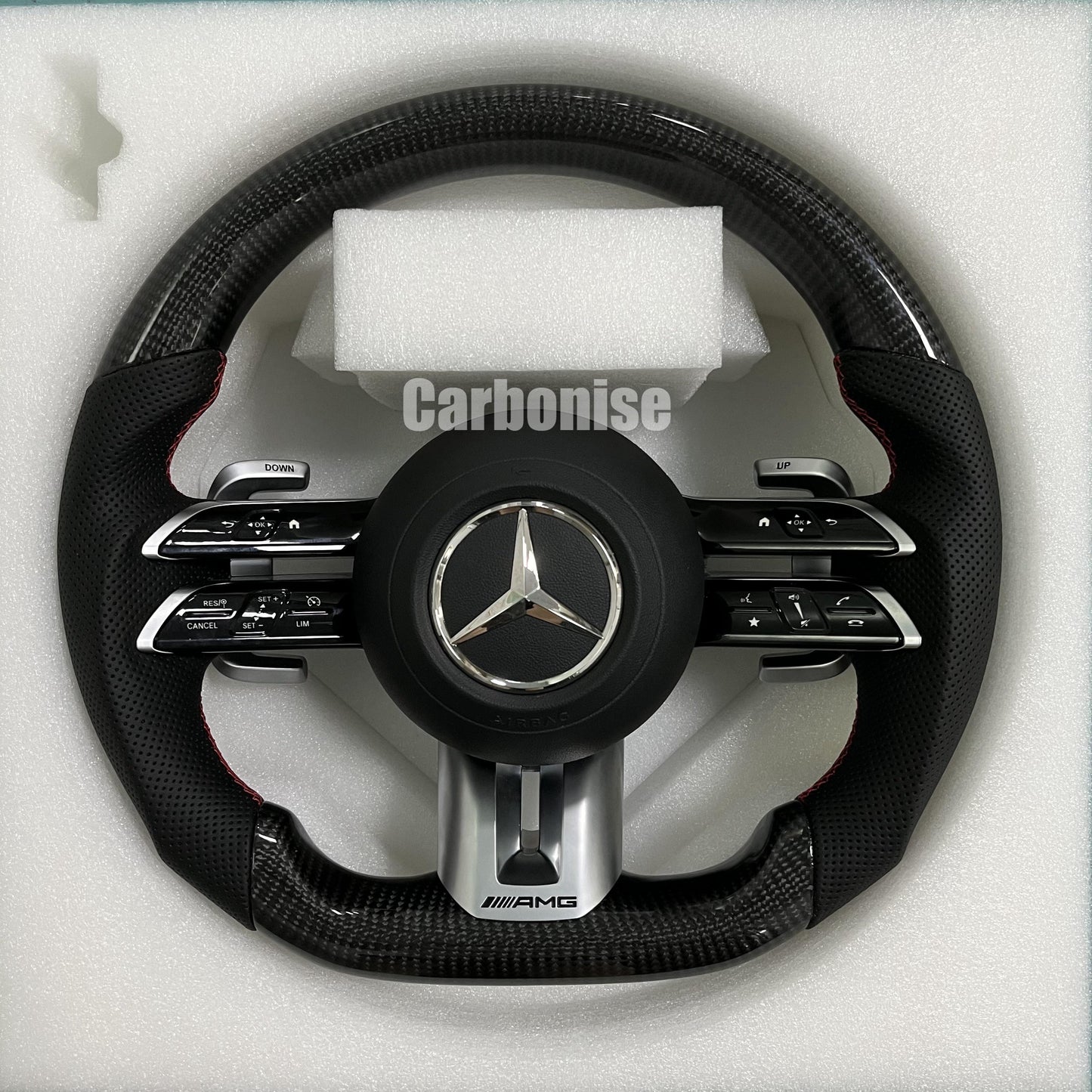 Mercedes-Benz Carbon Fiber Steering Wheel #Q5