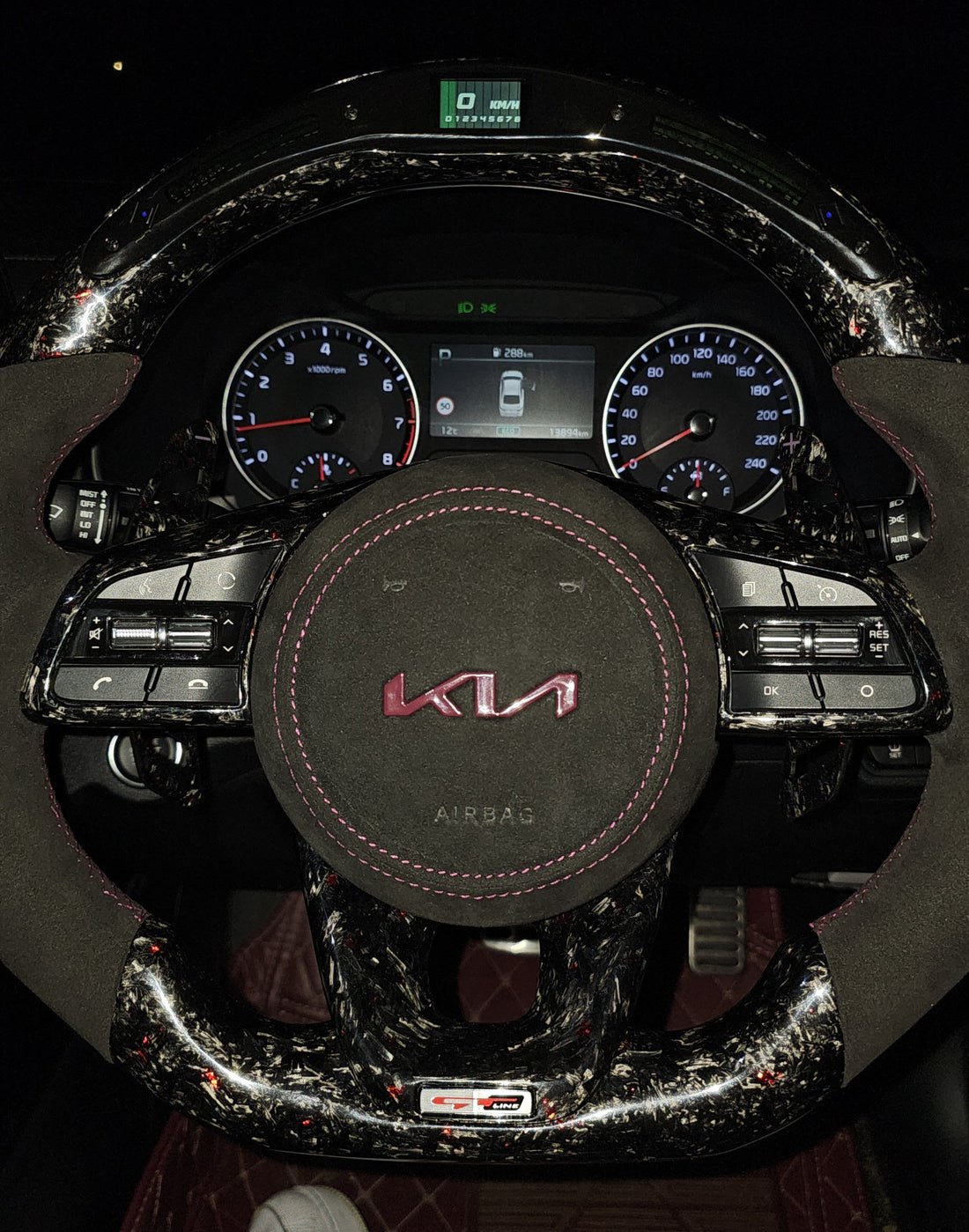 Upgrade Spotlight: 2024 Kia Cerato GT Custom Forged Carbon Fiber Steering Wheel
