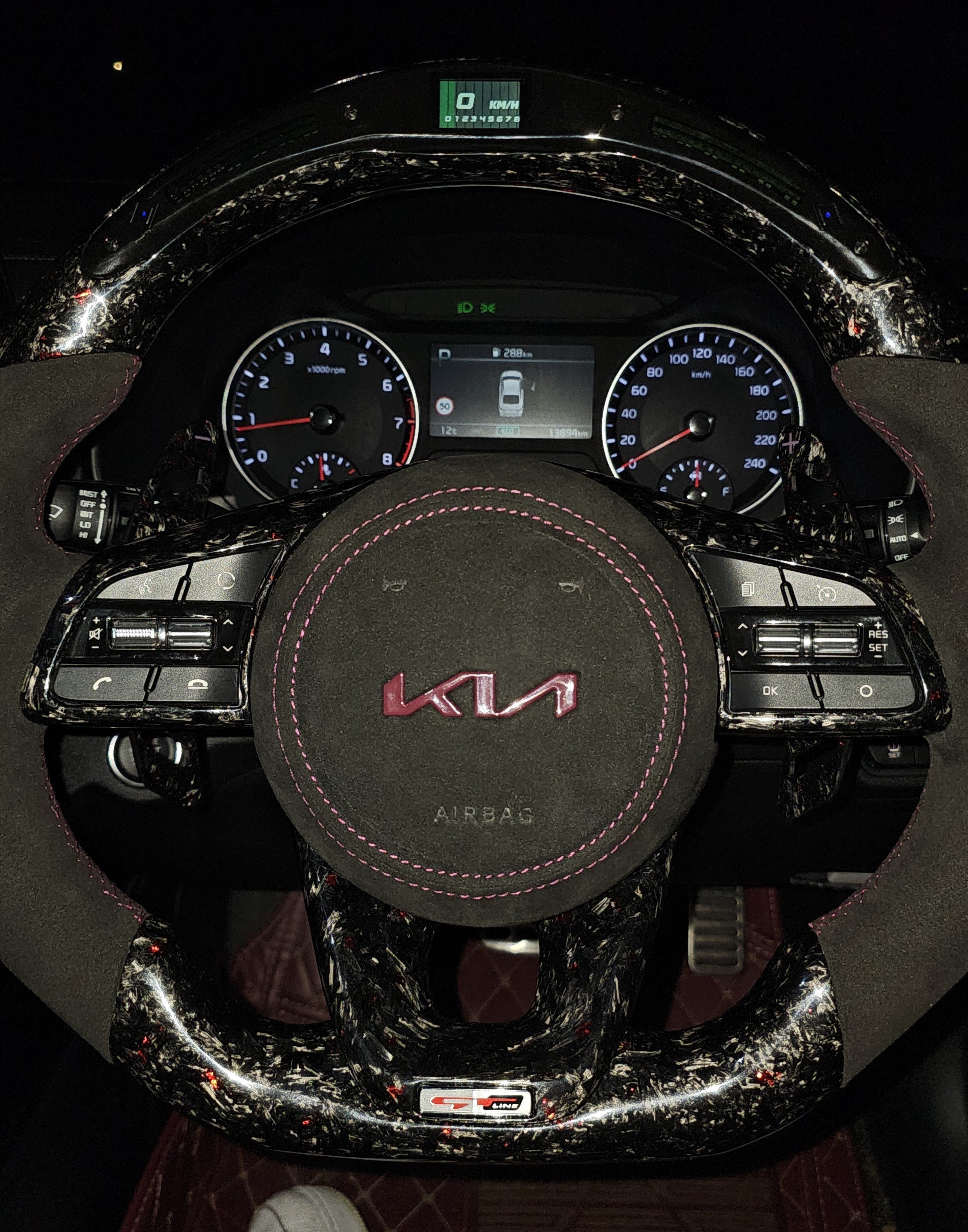 Upgrade Spotlight: 2024 Kia Cerato GT Custom Forged Carbon Fiber Steering Wheel