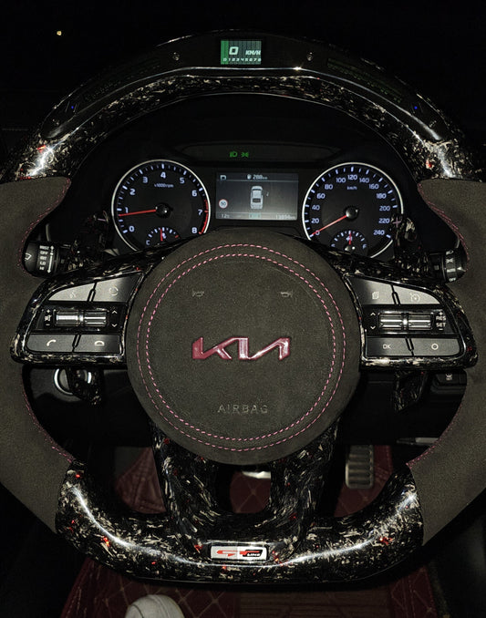 Upgrade Spotlight: 2024 Kia Cerato GT Custom Forged Carbon Fiber Steering Wheel