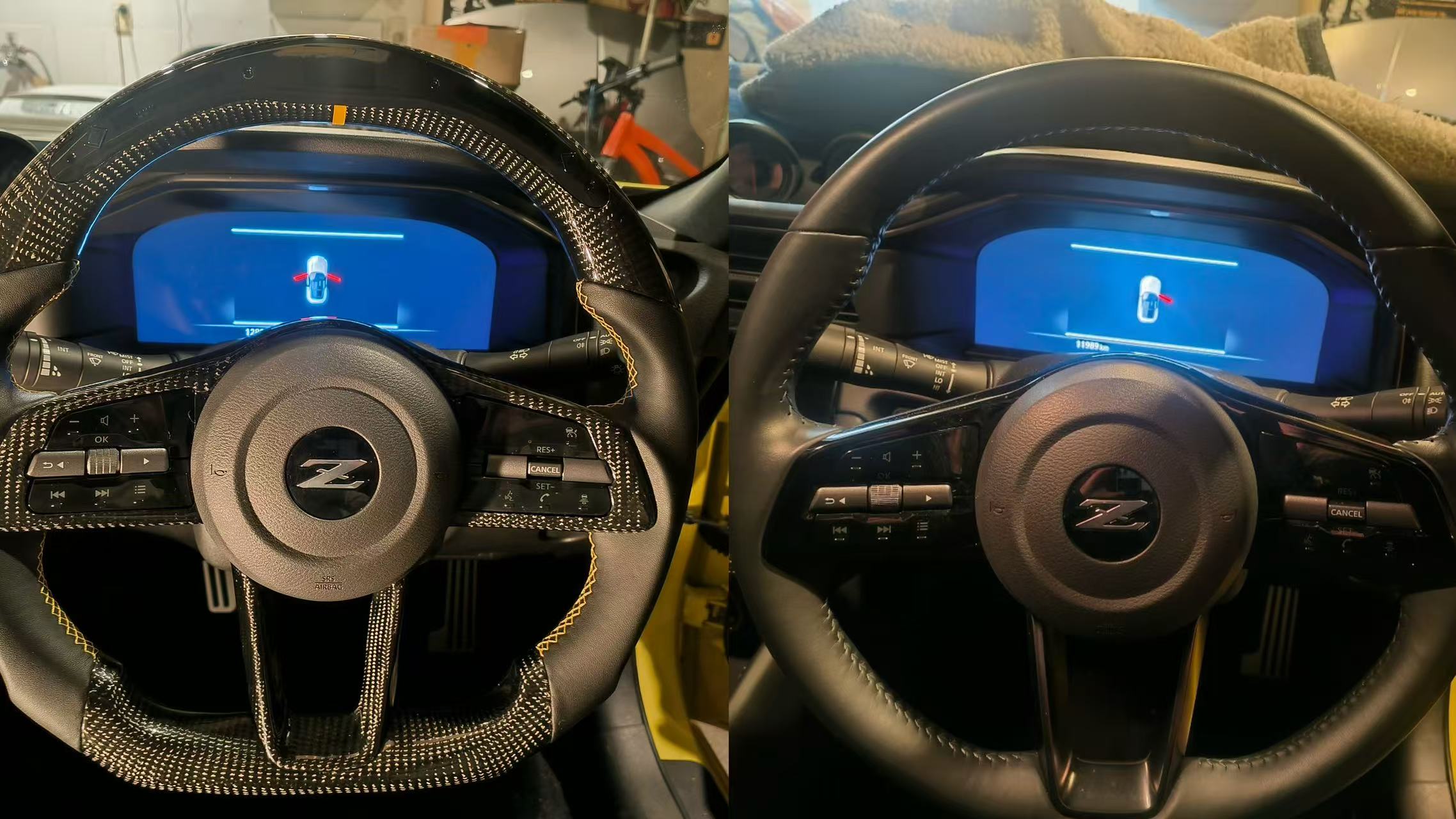 Nissan Z Carbon Fiber Steering Wheel Upgrade by Carbonise
