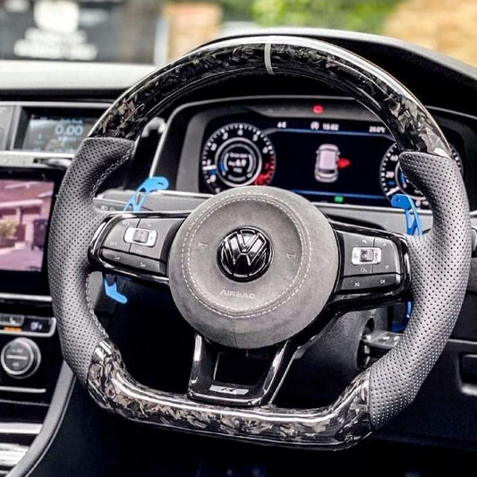 Forged Carbon Fiber Steering Wheel for Volkswagen Amarok