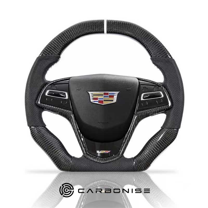 Cadillac Steering Wheel(Carbon Fiber+Perforated Leather) @9