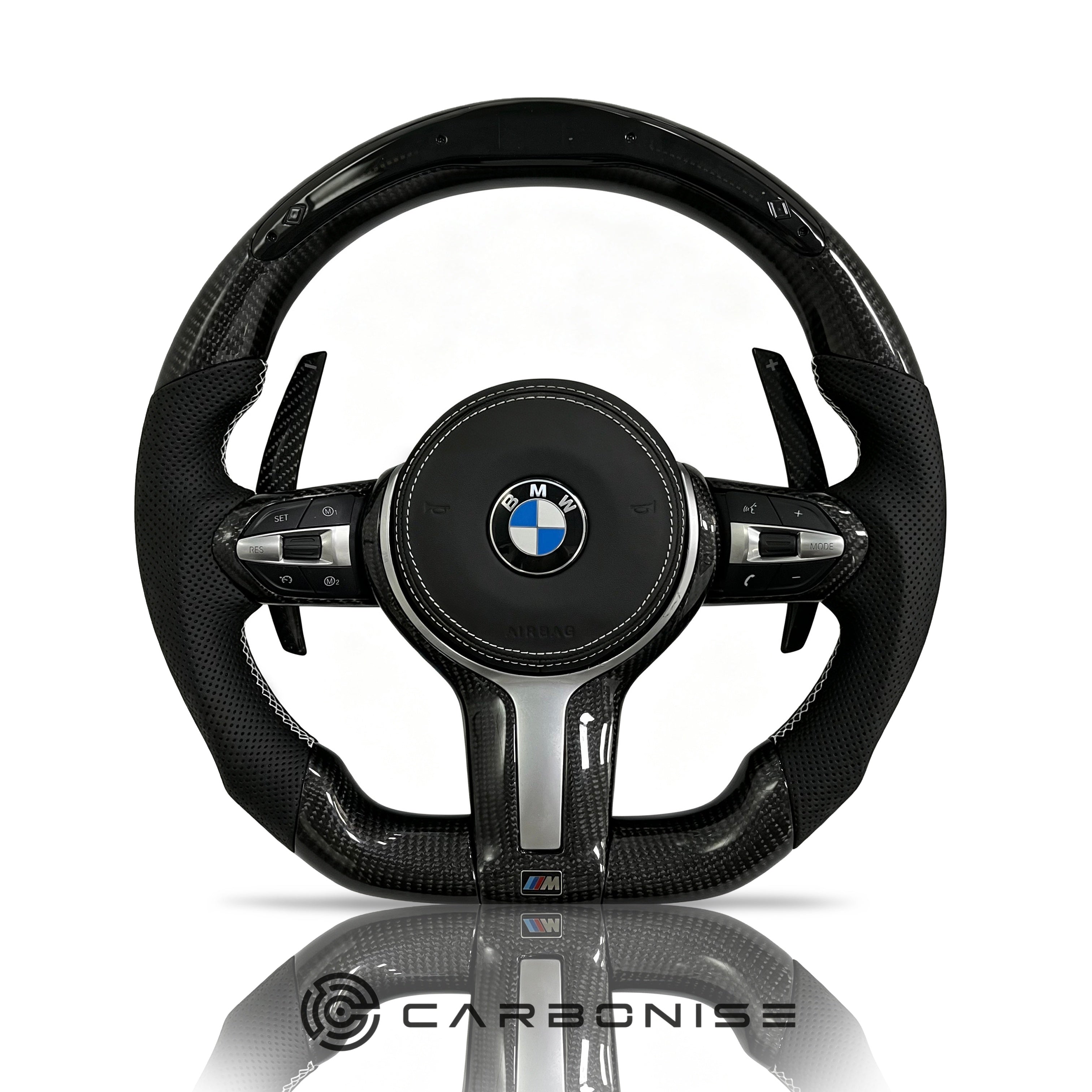 BMW Steering Wheel (Carbon Fiber+Perforated Leather) @10