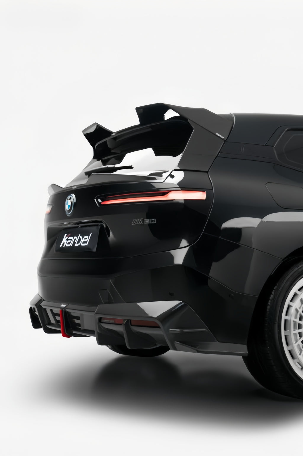 Karbel-Dry Carbon Fiber Rear Lip Spoiler for BMW IX xDrive60/50/45 M70/M60 I20 2022-Onwards