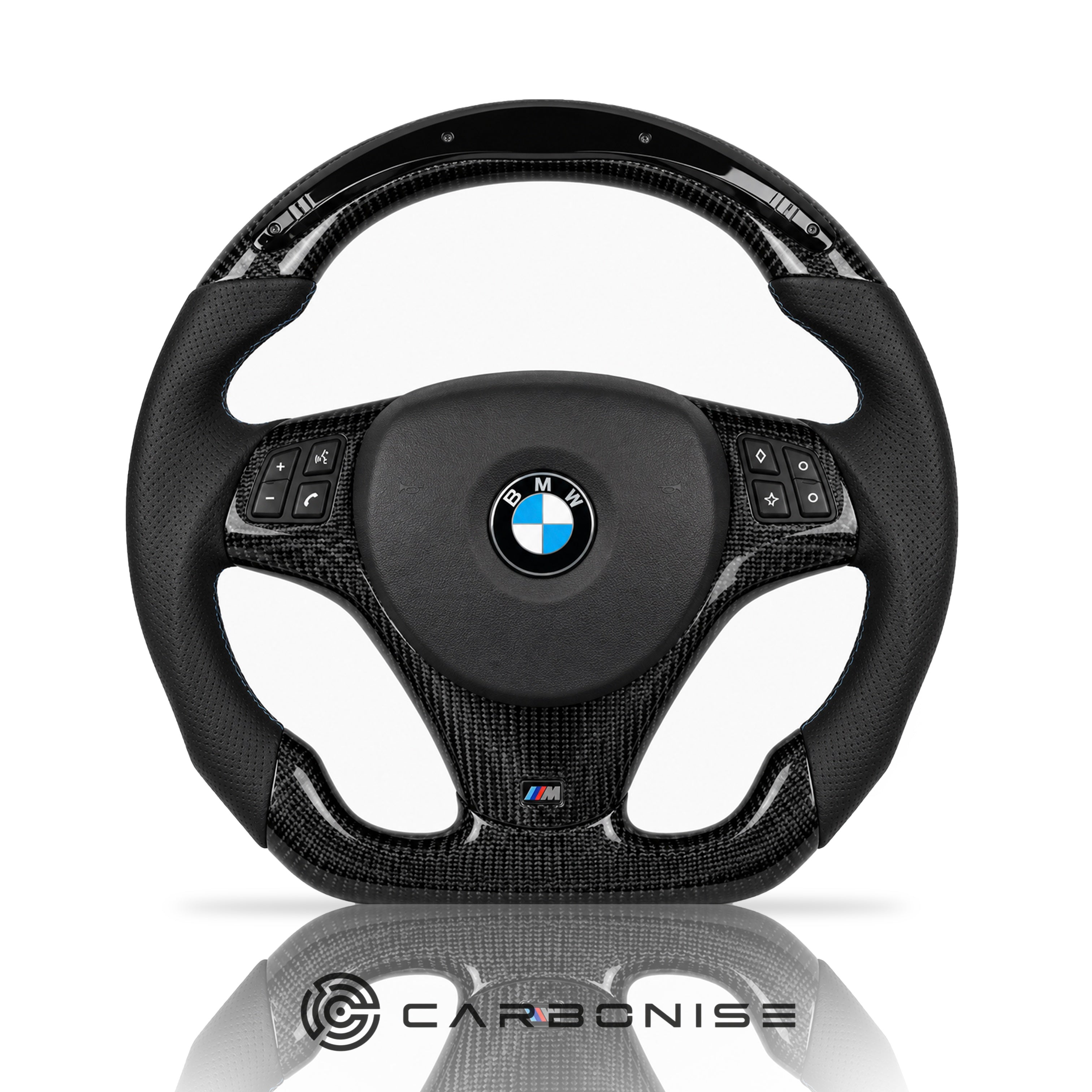 BMW Carbon Fiber Steering Wheel (Carbon Fiber+Perforated Leather) *1