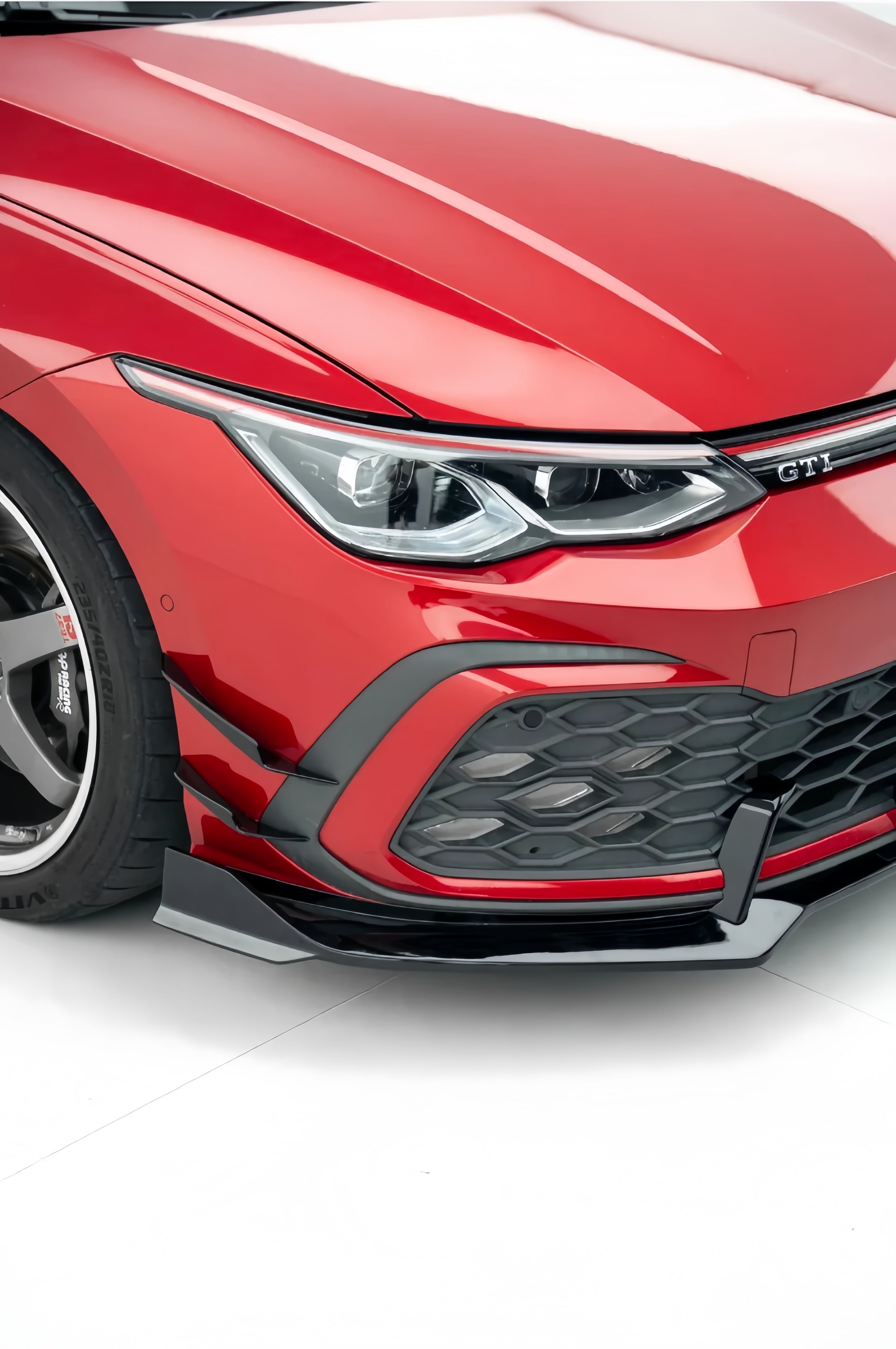 Karbel-Dry Carbon Fiber V2 Front Canards for Volkswagen GTI R-line MK8 2022-2024