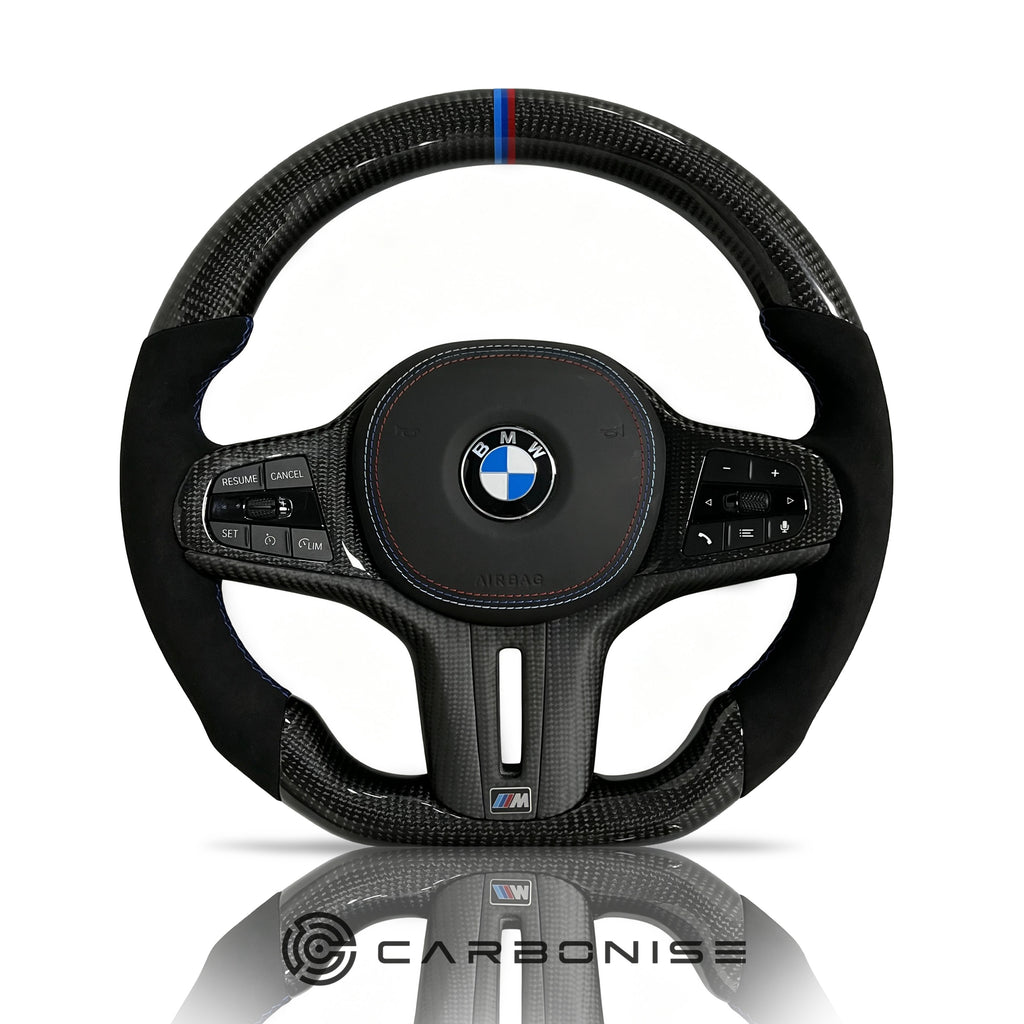 BMW Steering Wheel (Carbon Fiber+Alcantara) #17