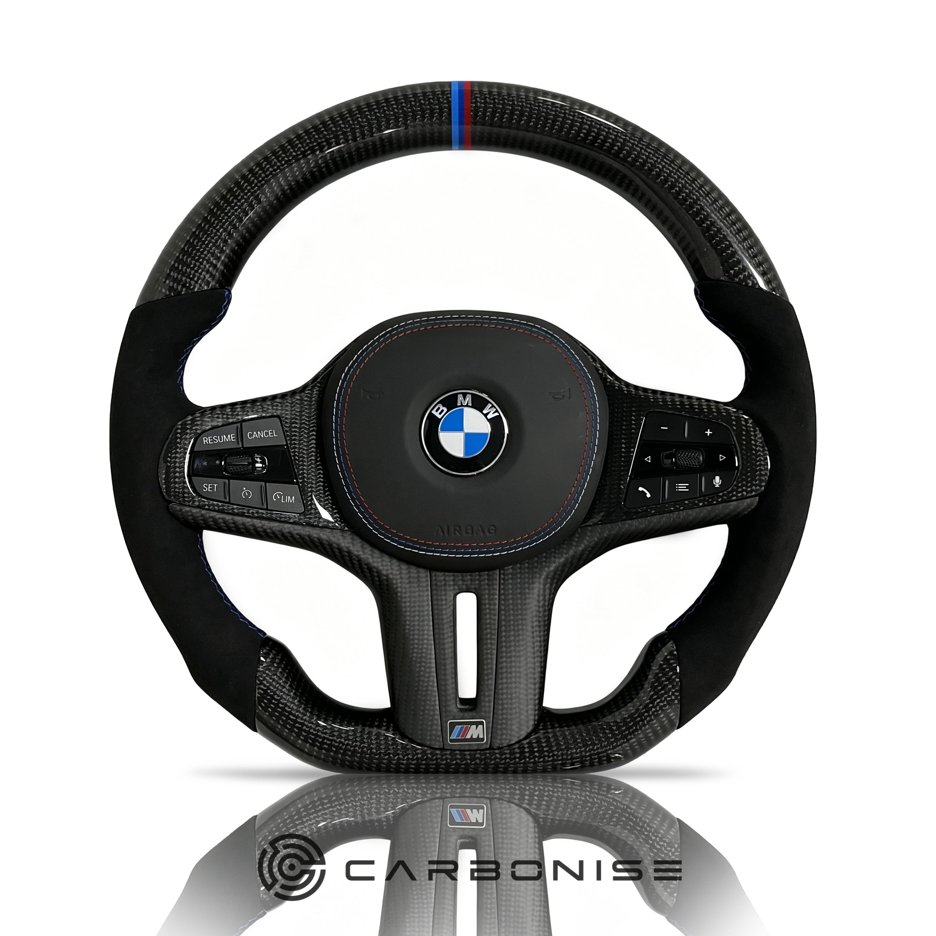 BMW Steering Wheel (Carbon Fiber+Alcantara) #17