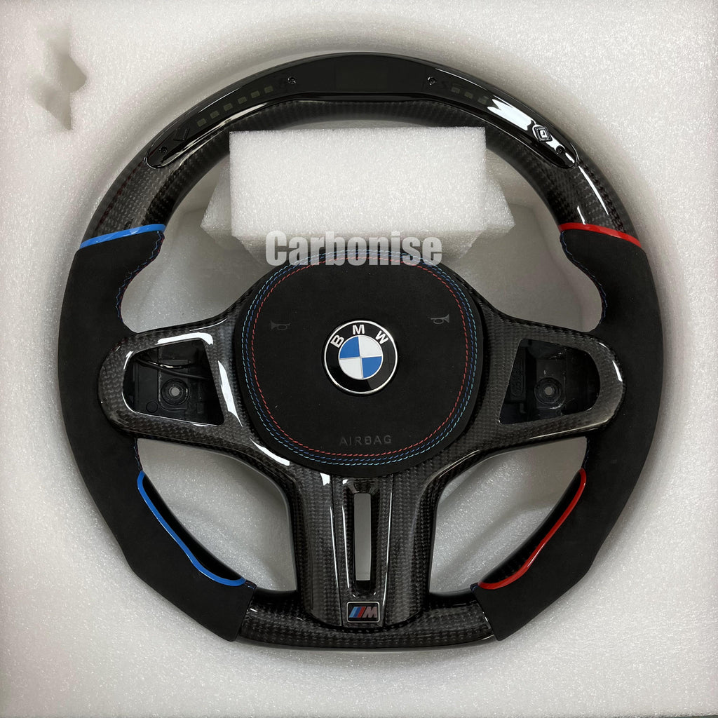 BMW Steering Wheel (Carbon Fiber+Alcantara) #18