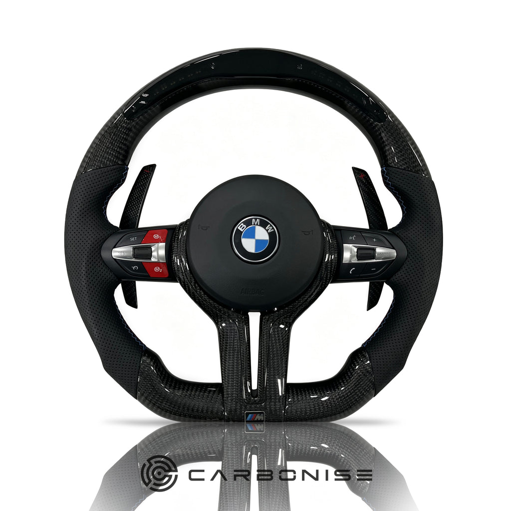 BMW Steering Wheel (Carbon Fiber+Perforated Leather) @19