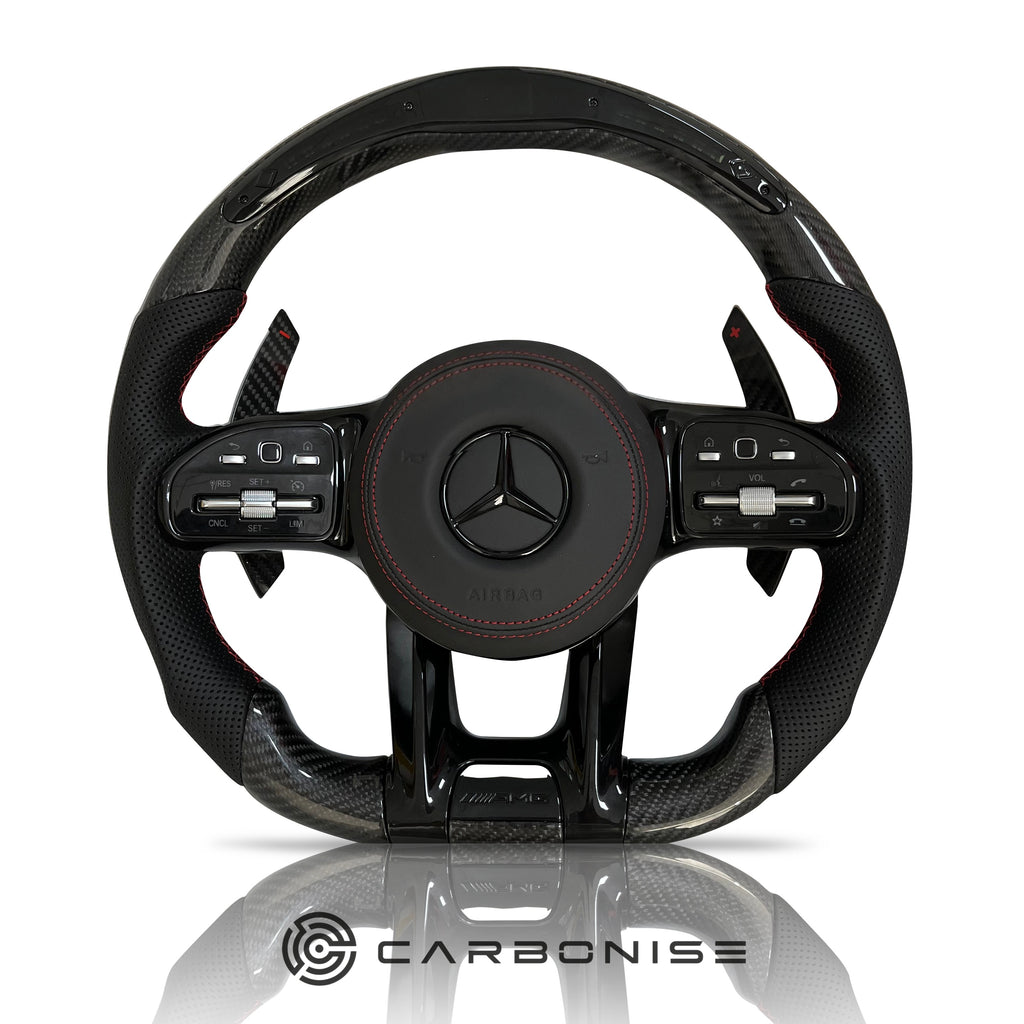 Mercedes-Benz Steering Wheel (Carbon Fiber+Perforated Leather) #51