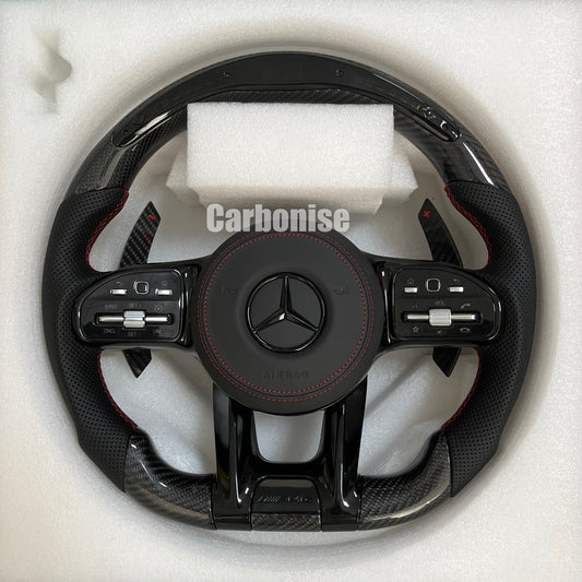 Mercedes-Benz Carbon Fiber Steering Wheel #01