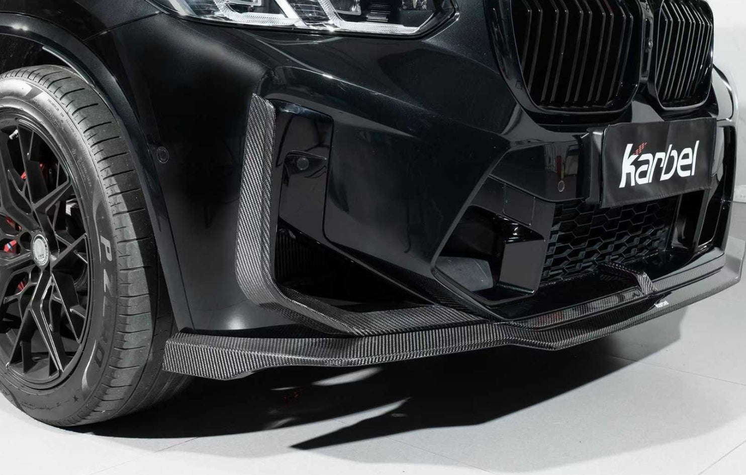 Karbel-Dry Carbon Fiber Front Lip for BMW X4M/C F98 & X3M/C F97 LCI 2022-Onwards