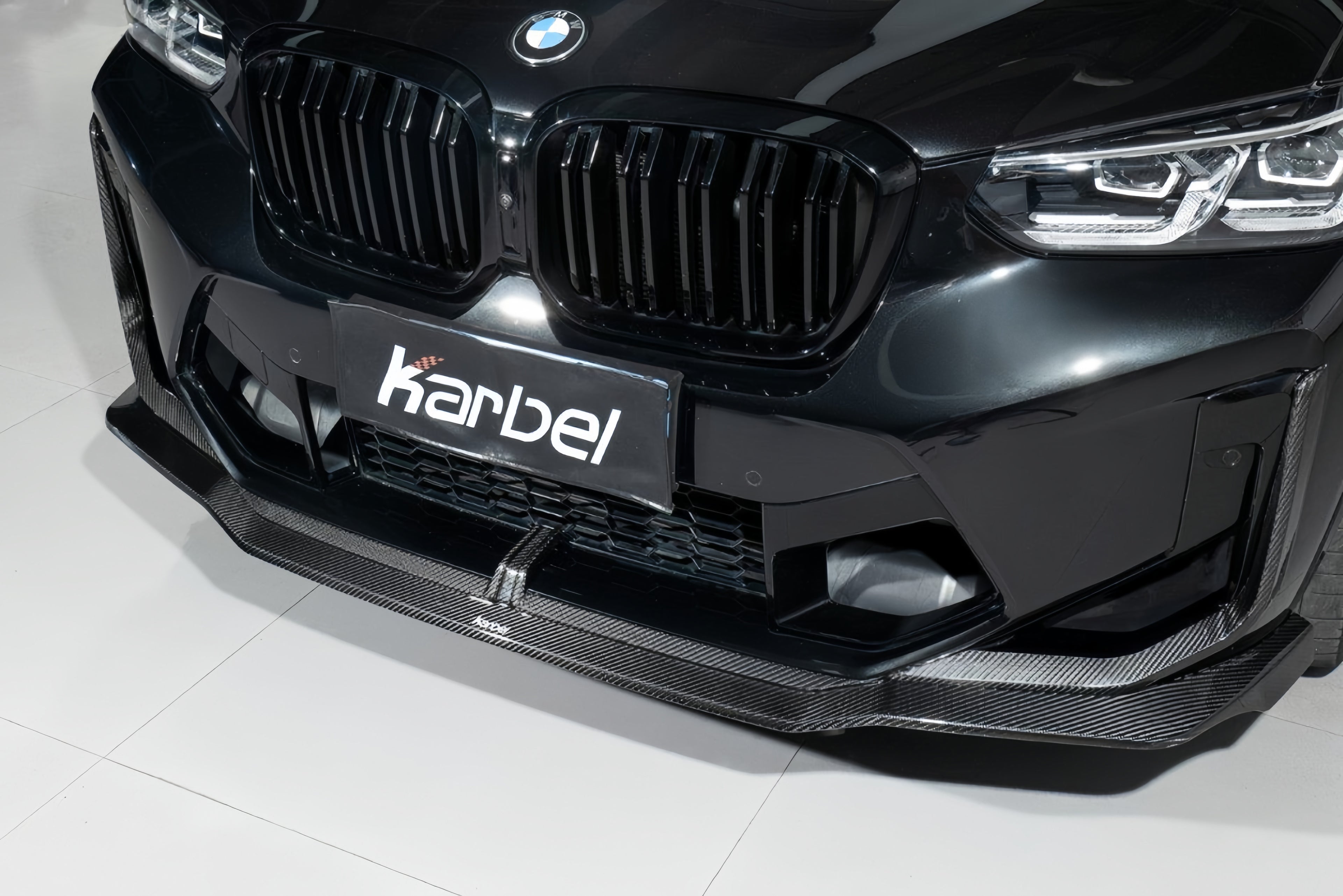 Karbel-Dry Carbon Fiber Front Lip for BMW X4M/C F98 & X3M/C F97 LCI 2022-Onwards