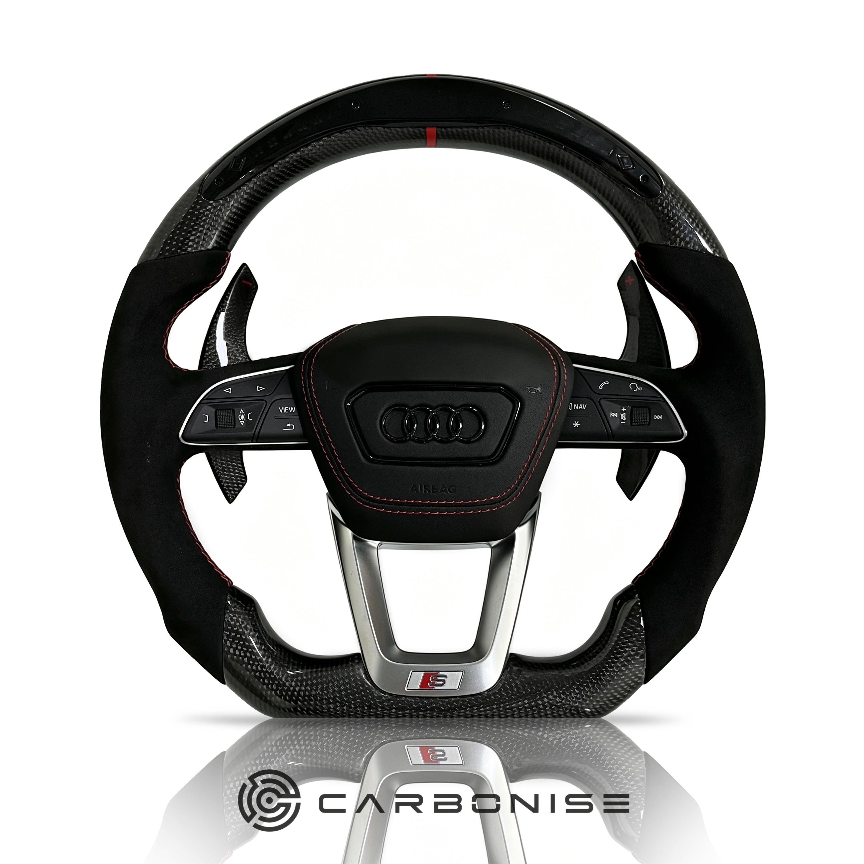 Audi Steering Wheel (Carbon Fiber +Alcantara) #21