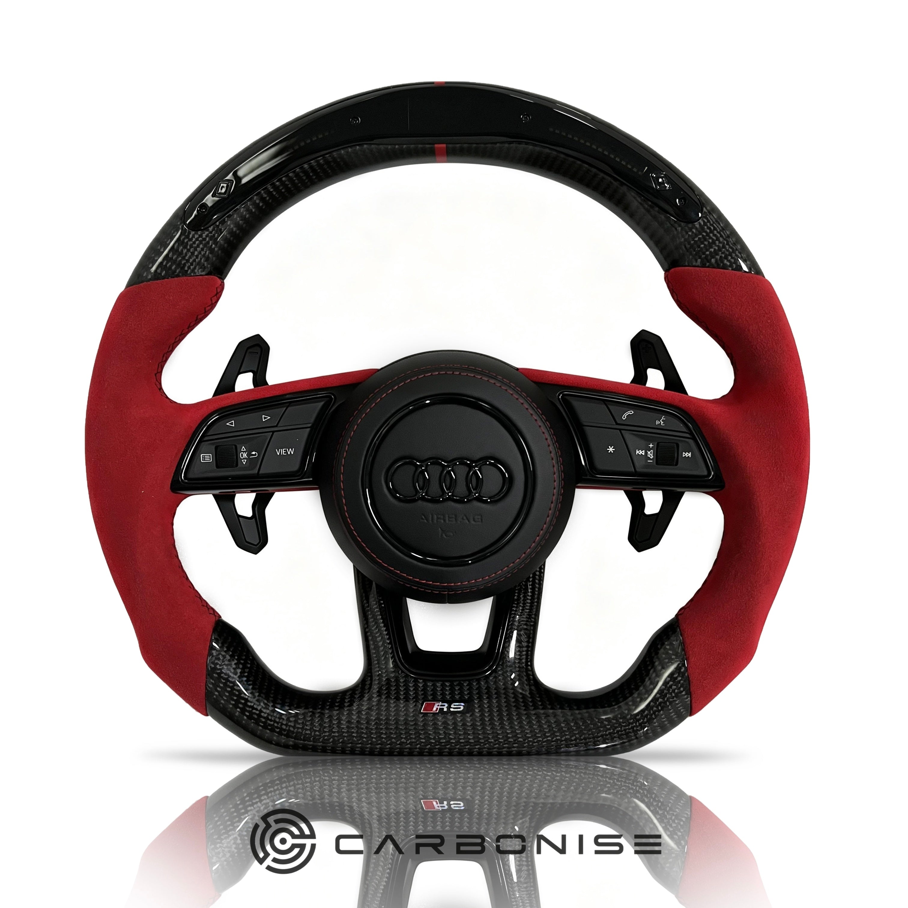 Audi Steering Wheel (Carbon Fiber +Alcantara) #05