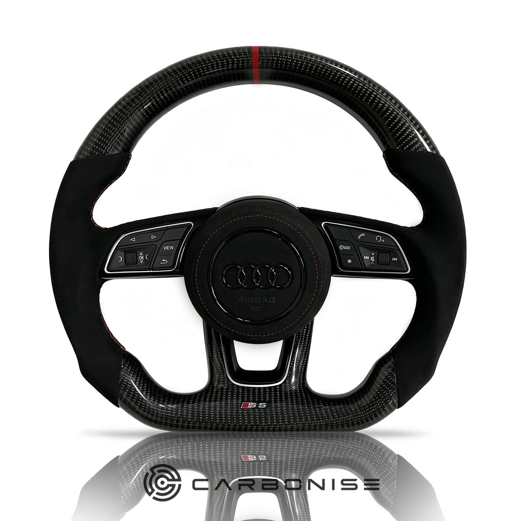 Audi Steering Wheel (Carbon Fiber +Alcantara) #06