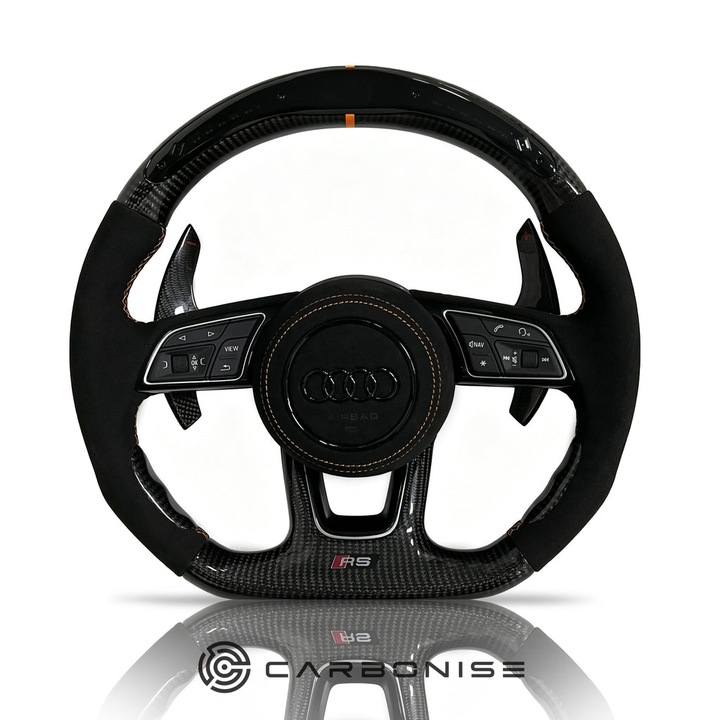 Audi Steering Wheel (Carbon Fiber+Alcantara) #07