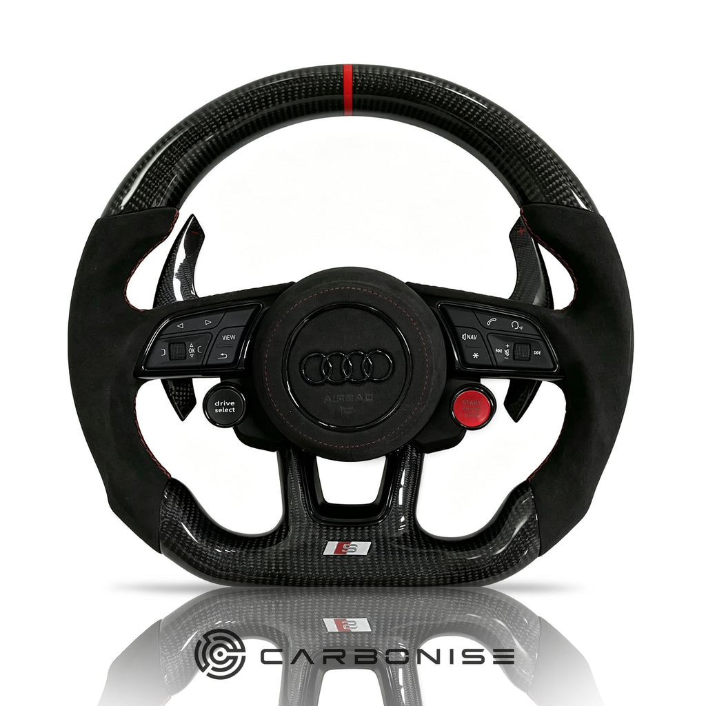 Audi Steering Wheel (Carbon Fiber +Alcantara) #08