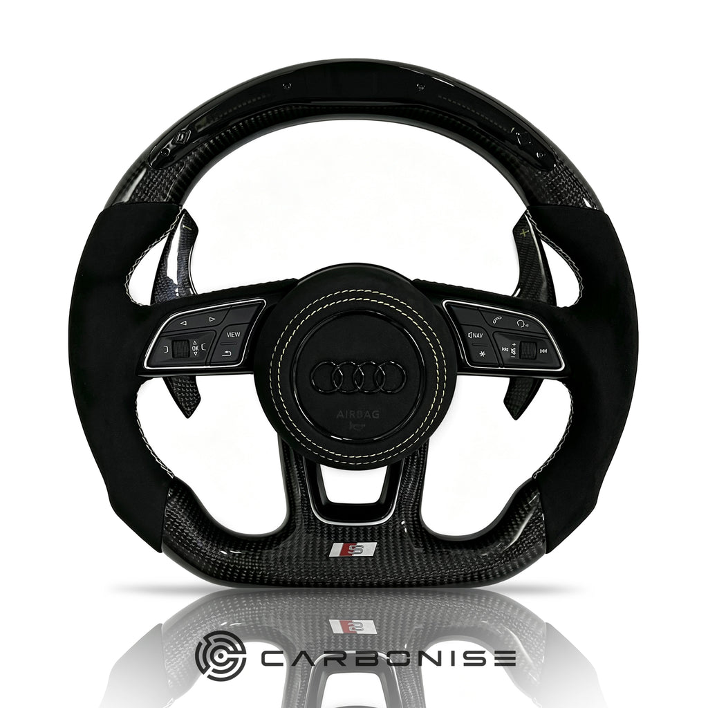 Audi Steering Wheel (Carbon Fiber +Alcantara) #10