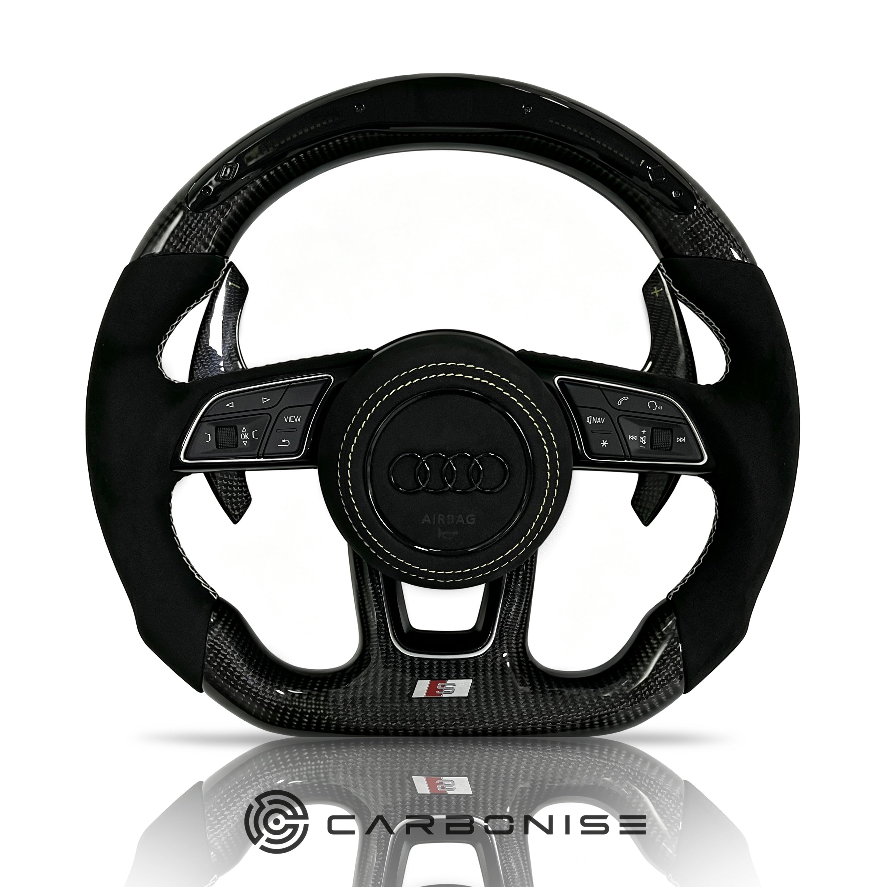 Audi Steering Wheel (Carbon Fiber +Alcantara) #10