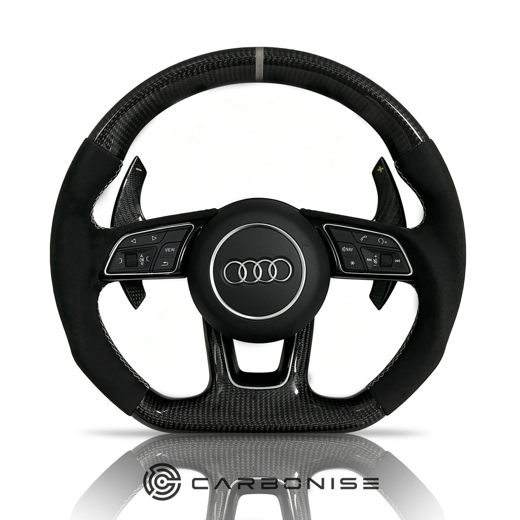 Audi Steering Wheel (Carbon Fiber +Alcantara) #11