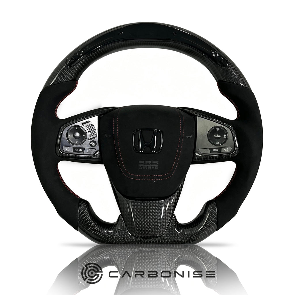 Honda Steering Wheel (Carbon Fiber+Alcantara) @1