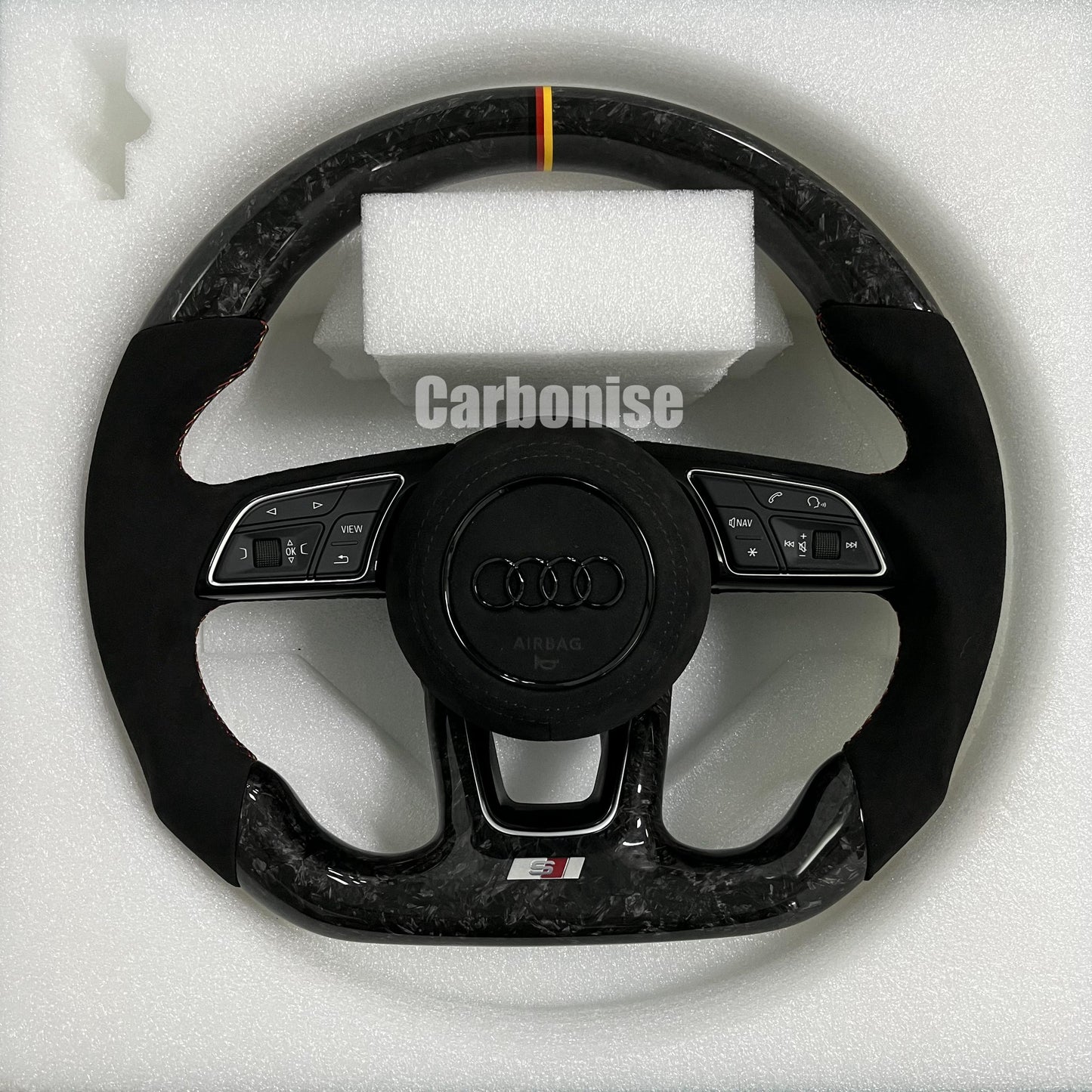 Audi Steering Wheel   (Forged Carbon Fiber +Alcantara) #15