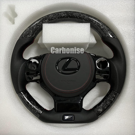 Lexus CT/IS/RC/NX Forged Carbon Fiber Steering Wheel