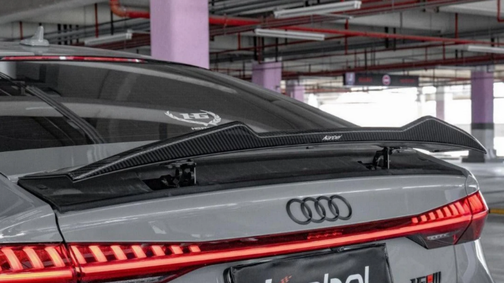 Karbel-Dry Carbon V2 Rear Spoiler for Audi RS7 S7 A7 C8 Carbon Fiber
