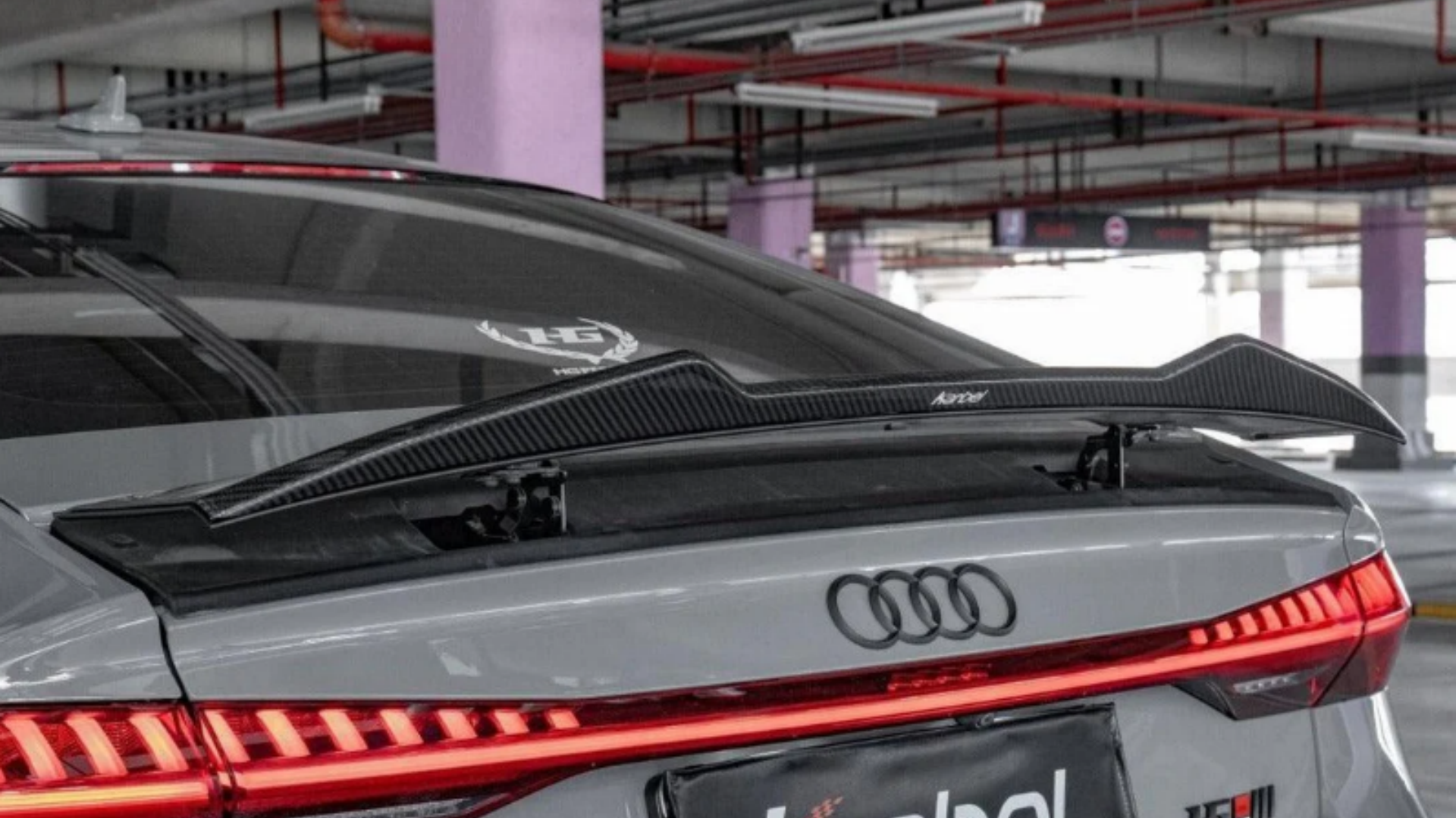 Karbel-Dry Carbon V2 Rear Spoiler for Audi RS7 S7 A7 C8 Carbon Fiber