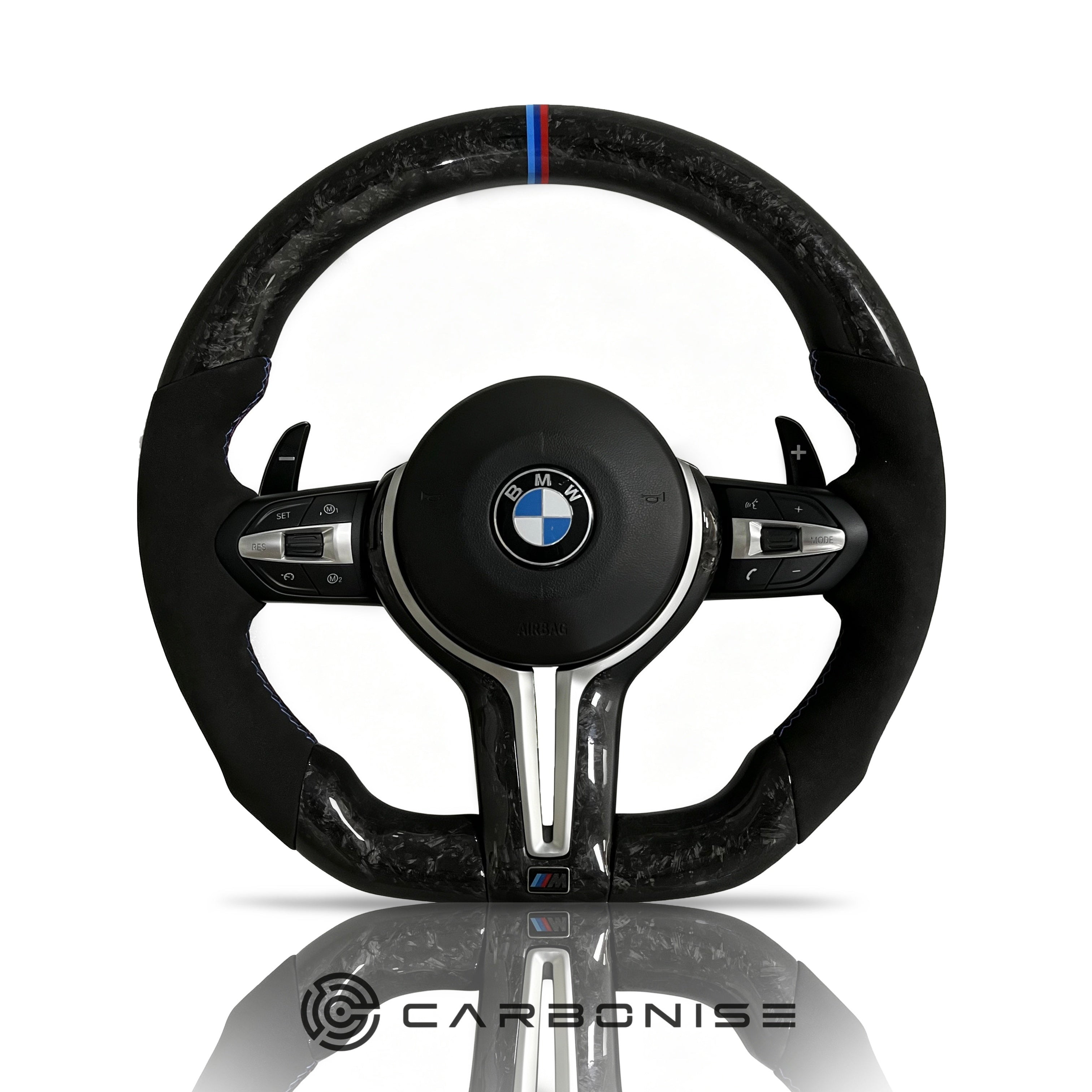 BMW Steering Wheel (Forged Carbon Fiber+Alcantara) @20