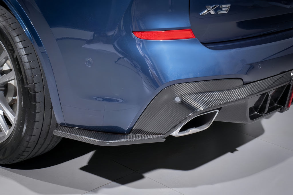Karbel-Dry Carbon Fiber Rear Diffuser & Canards for BMW X3/X3M/X3MC F97 Pre-LCI