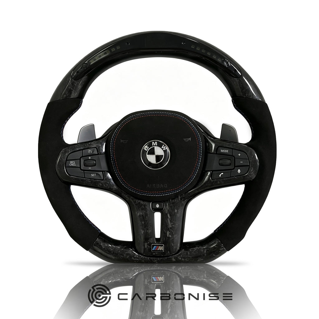 BMW Steering Wheel (Forged Carbon Fiber+Alcantara) #21