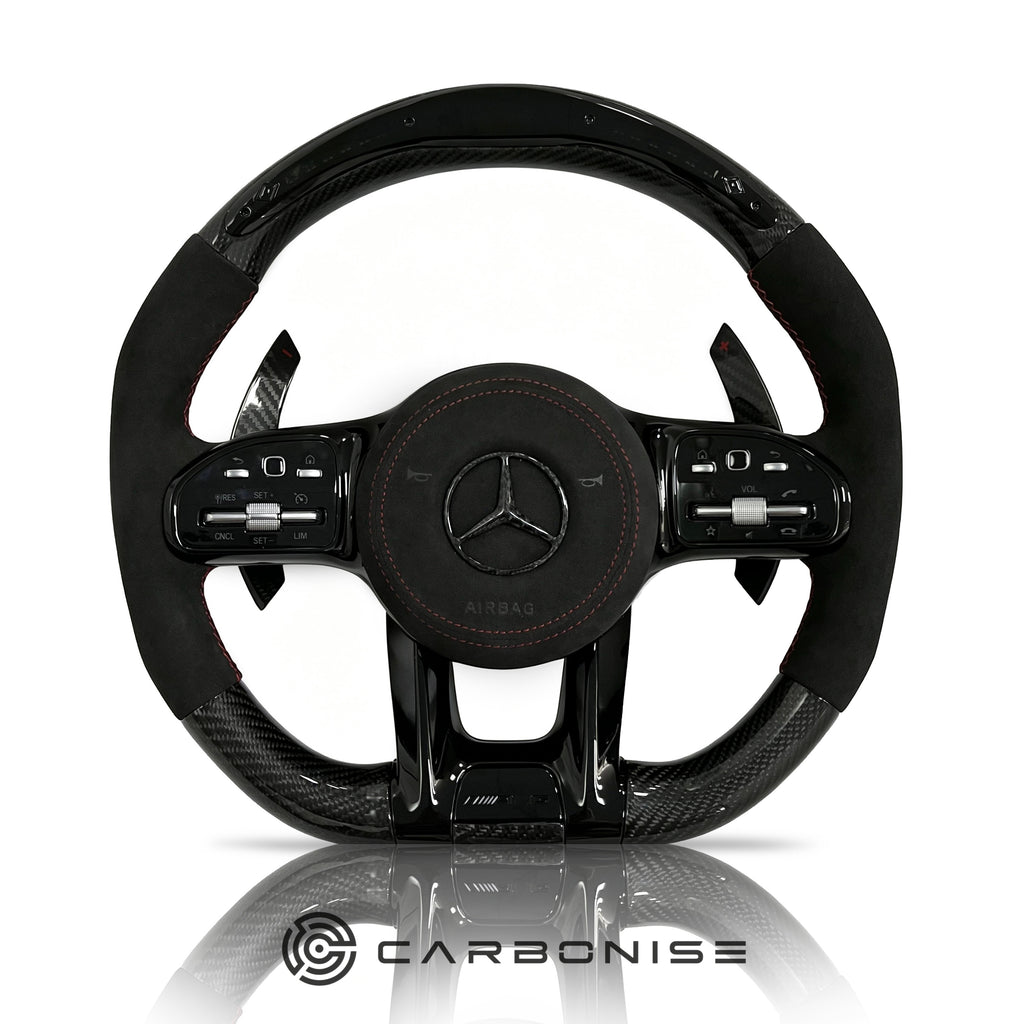 Mercedes-Benz Steering Wheel (Carbon Fiber+Alcantara) #21