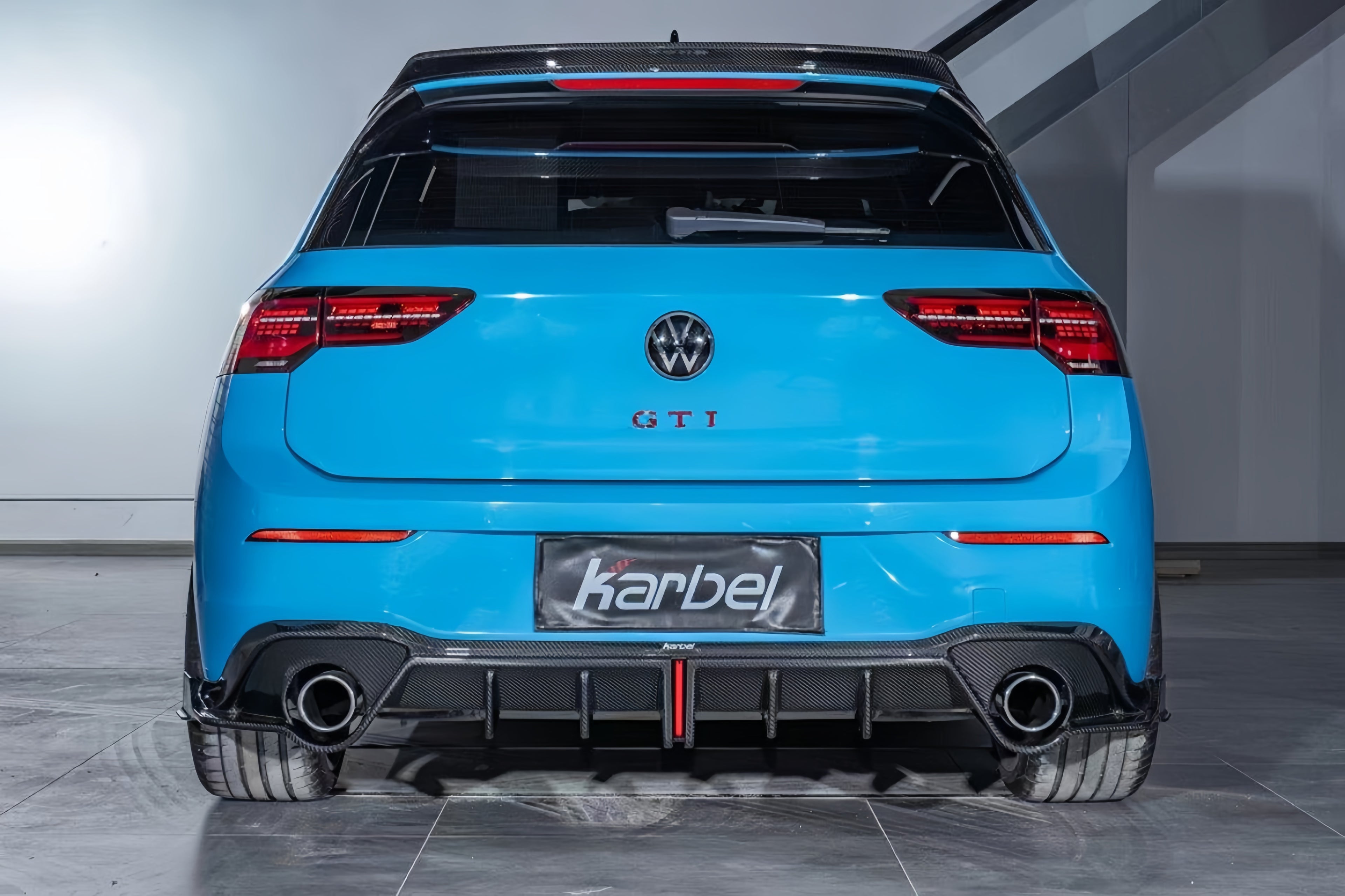 Karbel-Dry Carbon Rear Diffuser for Volkswagen GTI MK8