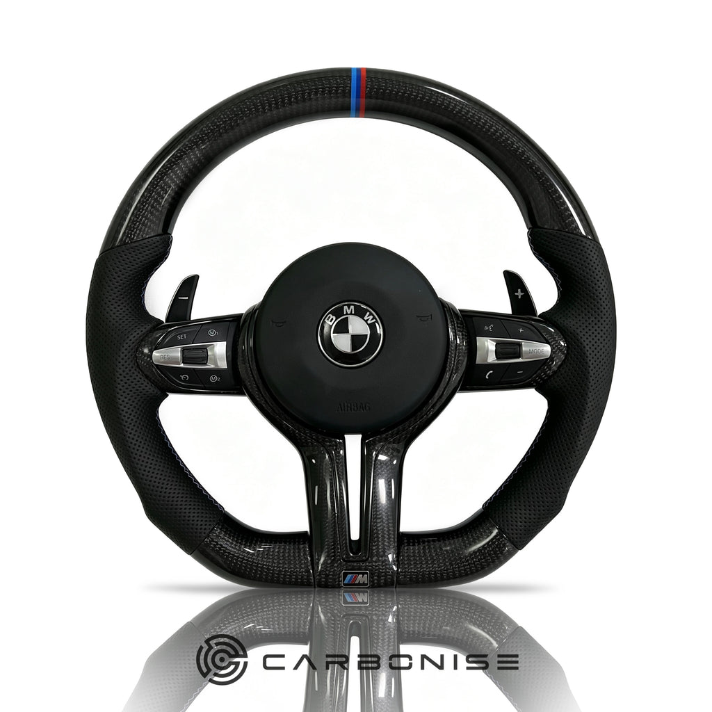 BMW Steering Wheel (Carbon Fiber+Perforated Leather) @22