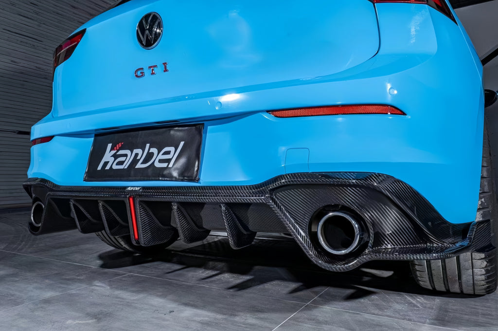 Karbel-Dry Carbon Rear Diffuser for Volkswagen GTI MK8